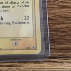 Pokemon Card - Pikachu 10th Anniversary Black Star Promo 012 Promo - Image 3