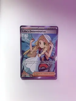 Pokemon TCG Mega Evolution Lillie’s Determination Full Art Trainer Card 169/132 - Image 1