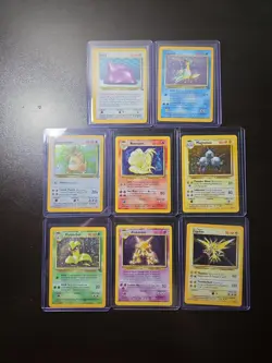 Vintage Pokemon Card Collection Holo Lot Jungle Fossil Base LP-MP - Image 1
