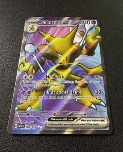 Alakazam ex 188/165 SV Scarlet & Violet 151 Pokemon TCG Card Full Art Ultra Rare - Image 3