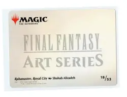 Rabanastre, Royal City Art Card S 18 Regular Final Fantasy MTG Card NM - Image 2