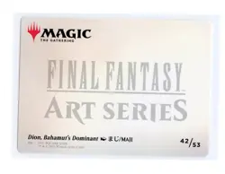 Dion, Bahamut's Dominant Art Card S 42 Regular Final Fantasy MTG Card NM - Image 2