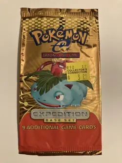 Pokemon Expedition Base Set Venusaur Empty Wrapper (No Cards) b - Image 1