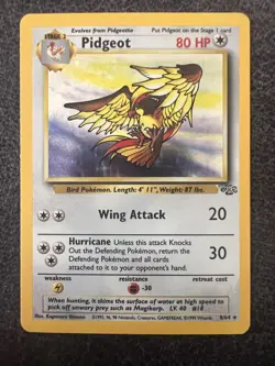 Pidgeot 8/64 Holo Rare Pokemon Card NM - Image 1