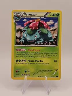 Pokemon TCG Dark Explorers Venusaur Holo Rare Card #3/108 NM - Image 1