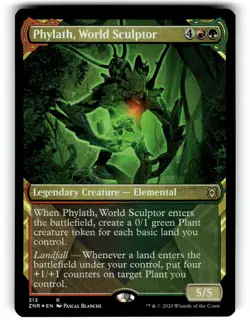 Phylath, World Sculptor (Showcase) Zendikar Rising 313 NM FOIL - Image 1