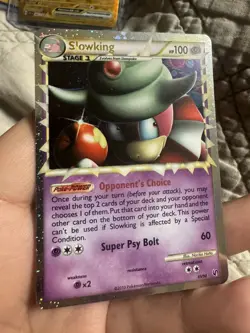 Pokemon TCG CARD Undaunted Slowking Prime Holo Ultra Rare Card 85/90 MP - Image 1