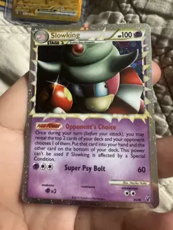Pokemon TCG CARD Undaunted Slowking Prime Holo Ultra Rare Card 85/90 MP - Image 2