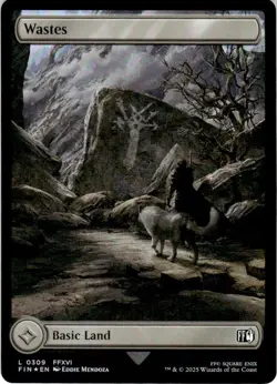 Wastes (0309) NM Final Fantasy MTG Magic the Gathering Land English Card - Image 1