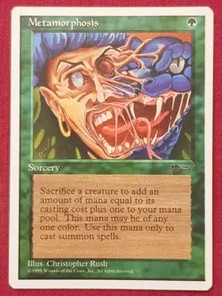Magic The Gathering CHRONICLES METAMORPHOSIS green card MTG - Image 1