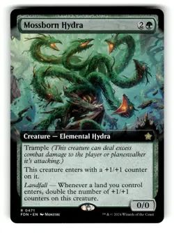 Mossborn Hydra (Extended Art) Foundations 471 Near Mint - Image 1