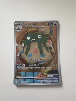 Pokemon Garbodor 141/086 White Flare Illustration Rare Card NM - Image 1