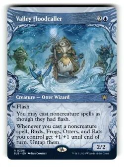 Valley Floodcaller (Showcase) Bloomburrow 308 Near Mint - Image 1