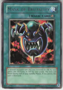 MASK OF BRUTALITY LON-020 RARE LABYRINTH OF NIGHTMARE - Image 1