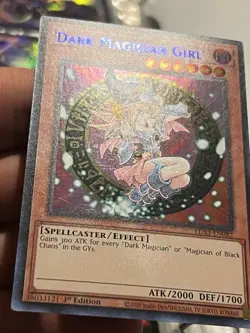 Dark Magician Girl LDS3-EN082 Ultra Rare (BLUE) YuGiOh - Near Mint - 1st - Image 2