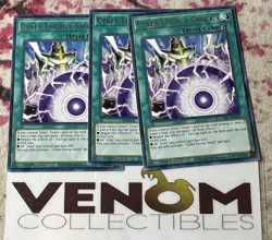 3x (M/NM) - Cyber Energy Shock - LED7-EN034 - Rare - 1st Edition YuGiOh - Image 1