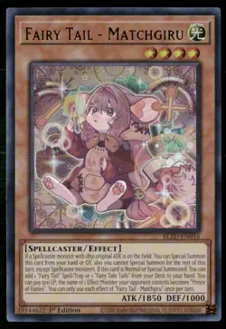 Fairy Tail - Matchgiru BLZD-EN016 Ultra Rare Yu-Gi-Oh 1st Edition Near Mint - Image 1