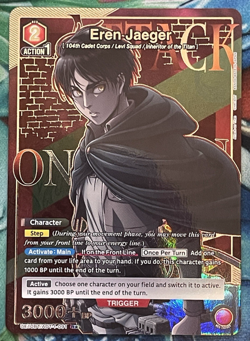 Eren Jaeger (091)(R*) - UE10BT: Attack on Titan (UE10BT) - Union Arena - Image 1