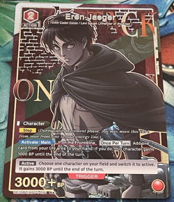 Eren Jaeger (091)(R*) - UE10BT: Attack on Titan (UE10BT) - Union Arena - Image 2