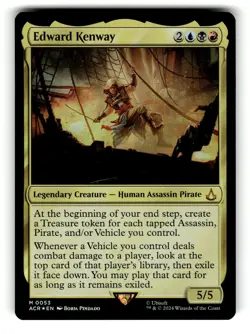 Edward Kenway Universes Beyond: Assassin's Creed 53 NM FOIL - Image 1