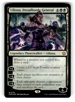 Liliana, Dreadhorde General Foundations 176 NM FOIL - Image 1
