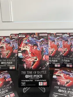 One Piece Card Game booster packs from the "The Time of Battle" (OP-16) - Image 1