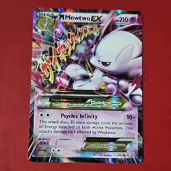 Pokemon TCG M Mewtwo EX 64/162 Breakthrough Ultra Rare Holo ENG 2015 210 HP - Image 1