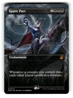 Grave Pact (Anime Borderless) Wilds of Eldraine: Enchanting Tales 73 NM - Image 1