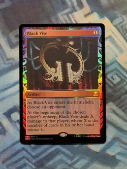 MTG Foil Black Vise NM-/EX+ Masterpiece Series: Kaladesh Inventions - Image 1