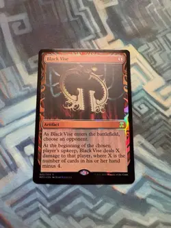 MTG Foil Black Vise NM-/EX+ Masterpiece Series: Kaladesh Inventions - Image 2