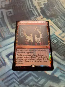 MTG Foil Black Vise NM-/EX+ Masterpiece Series: Kaladesh Inventions - Image 3