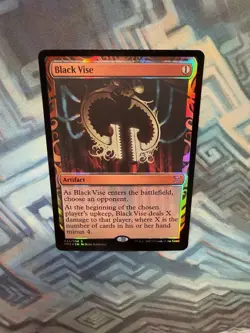 MTG Foil Black Vise NM-/EX+ Masterpiece Series: Kaladesh Inventions - Image 4