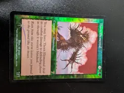 Thorn Elemental 273 Rare 7th Edition Magic: The Gathering Foil Lightly Played - Image 1