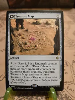 MTG Treasure Map The Lost Caverns of Ixalan Regular Rare NM - Image 1