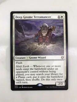 Deep Gnome Terramancer MTG Magic the Gathering Card NM Mint Baldur's Gate CLB - Image 1