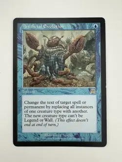 Artificial Evolution MTG Magic the Gathering Card LP Lightly Played ONS - Image 1