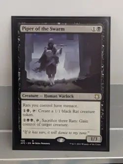 Piper of the Swarm X1 LP Adventures in the Forgotten Realms Commander MTG - Image 1