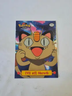 Meowth #87 Topps Trading Cards Animation Series 1 Pokemon Near Mint - Image 1
