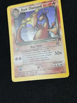 Dark Charizard 4/82 Team Rocket Holo Rare Pokemon Card 2000 - Image 3