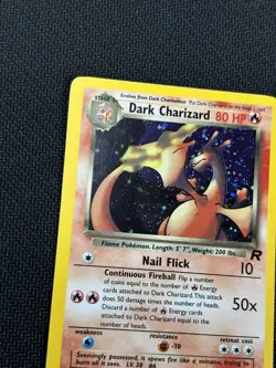 Dark Charizard 4/82 Team Rocket Holo Rare Pokemon Card 2000 - Image 5