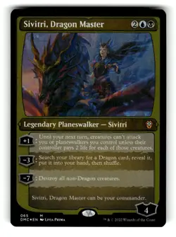 Sivitri, Dragon Master (Foil Etched) Commander: Dominaria United 65 NM FOIL - Image 1