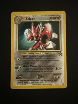 Scizor Pokemon Black Star Promo #33 - Image 1