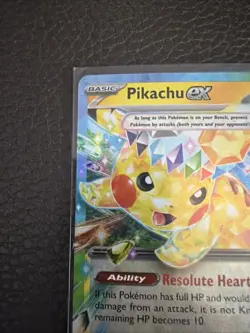 Pikachu ex 057/217 Tera Full Art Ultra Rare Holo Pokemon Near Mint - Image 5