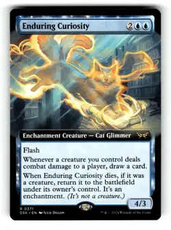 Enduring Curiosity (Extended Art) Duskmourn: House of Horror 371 NM - Image 1