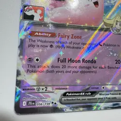 Pokemon TCG - Lillie's Clefairy ex 056/159 Play Stamped Prize Pack Series 7 LP - Image 4