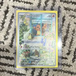 Pokemon Charmander SV Promo 044 - Creased and Edges Worn - Image 1
