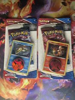 Pokemon TCG Battle Styles Blister Pack Set of 2 Promo Holo Arrokuda & Charmander - Image 1
