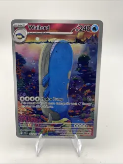 Pokemon TCG SV-Journey Together Wailord #162/159 Illustration Rare - Image 1