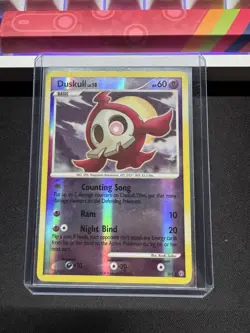Pokemon Duskull Stormfront Reverse Holo Card Shiny - Image 1