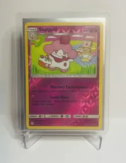 Slurpuff Reverse Holo Rare - 154/236 - Cosmic Eclipse Pokemon 2019 - Image 1